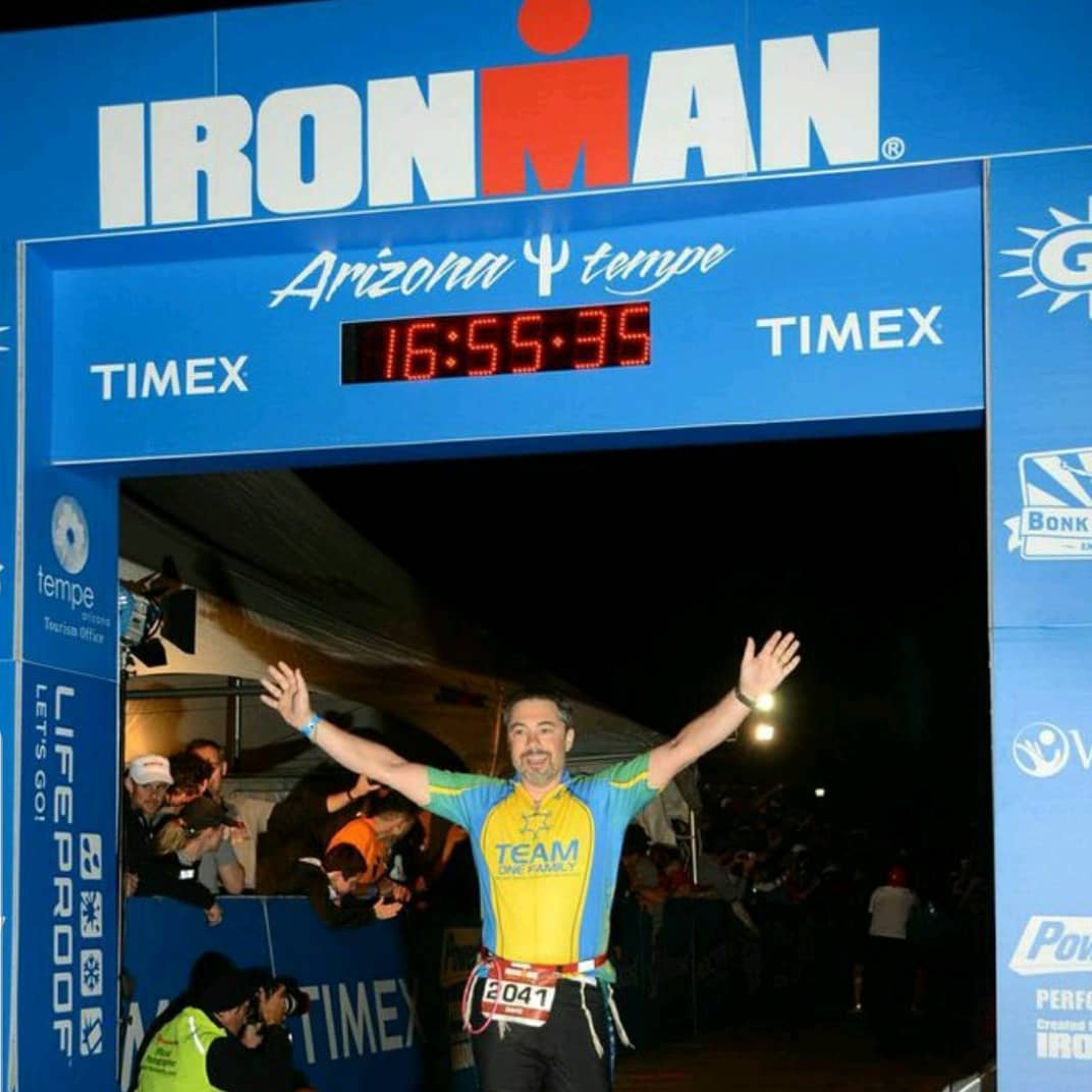 David Roher Ironman finisher
